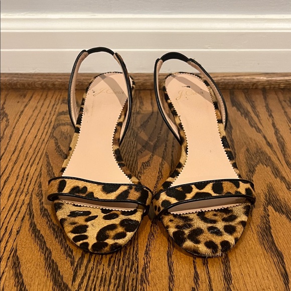 J. Crew Shoes - J. Crew Leopard Print Kitten Heels Size 7